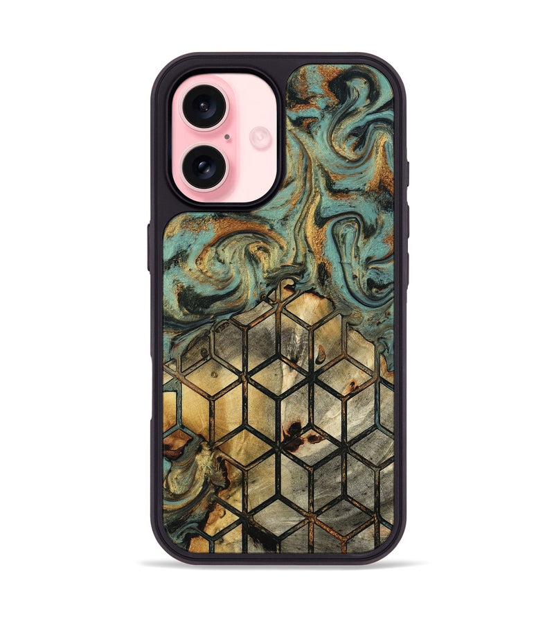 iPhone 16 Wood Phone Case - Lilia (Pattern, 817030)