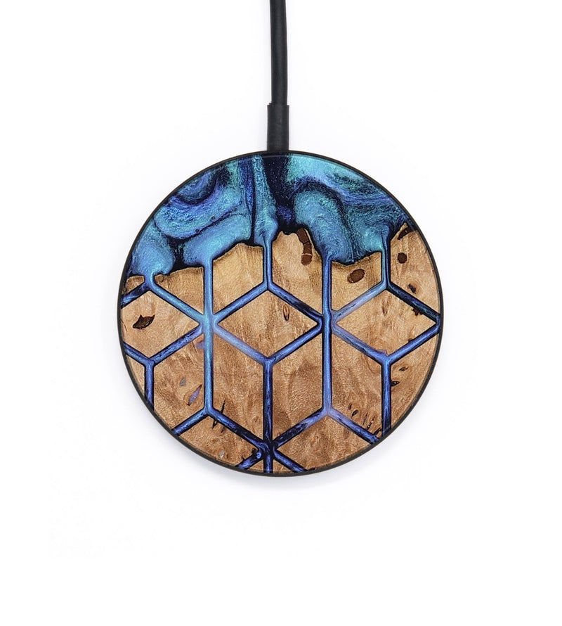 Circle Wood Wireless Charger - Xena (Pattern, 817031)