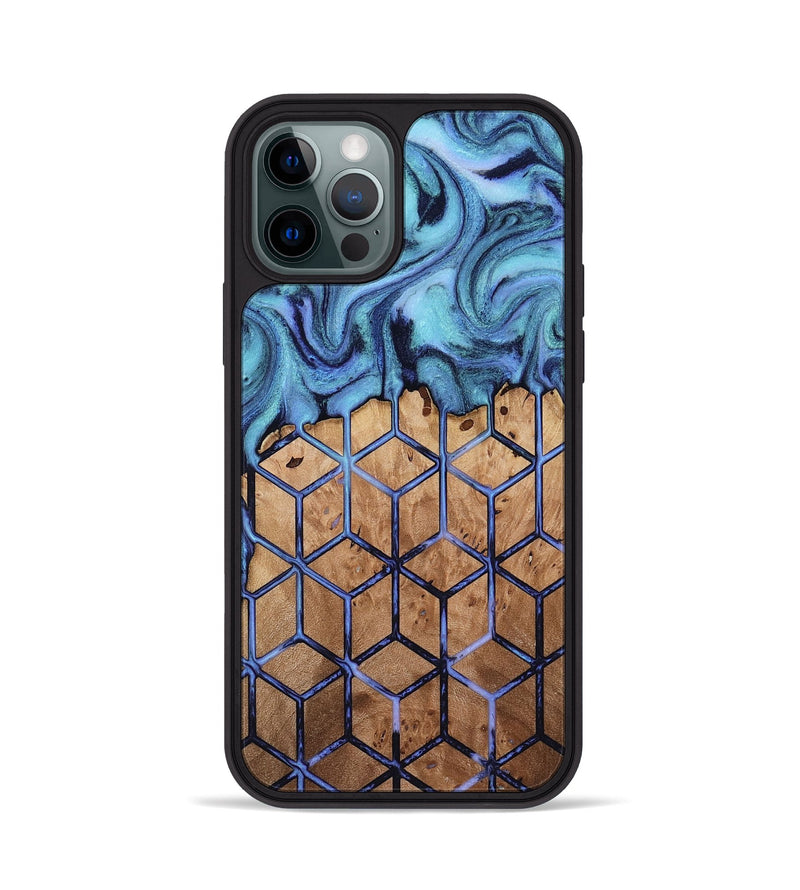 iPhone 12 Pro Wood Phone Case - Xena (Pattern, 817031)