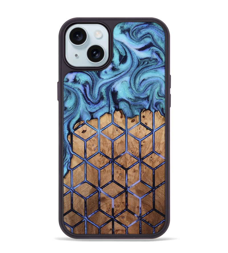 iPhone 15 Plus Wood Phone Case - Xena (Pattern, 817031)