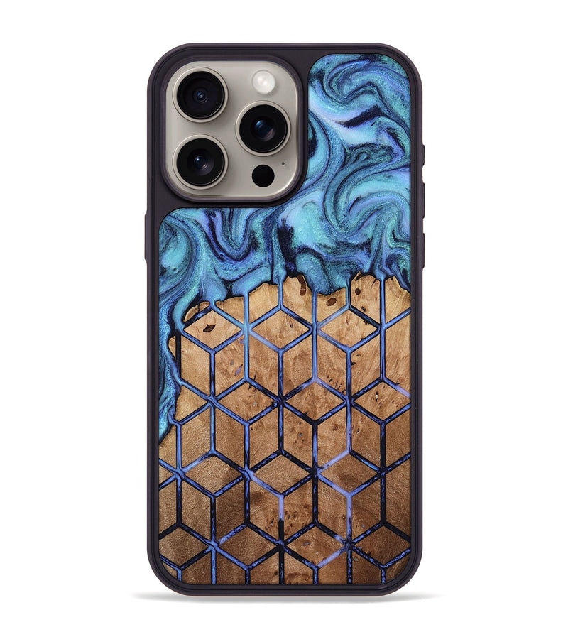 iPhone 15 Pro Max Wood Phone Case - Xena (Pattern, 817031)