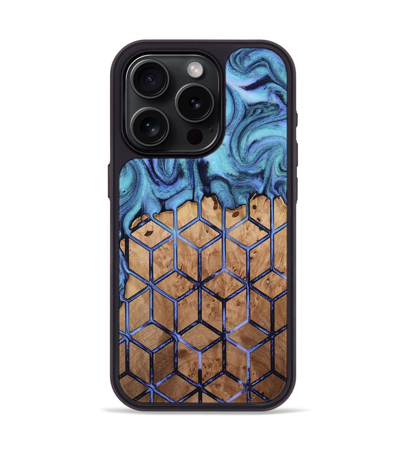 iPhone 15 Pro Wood Phone Case - Xena (Pattern, 817031)