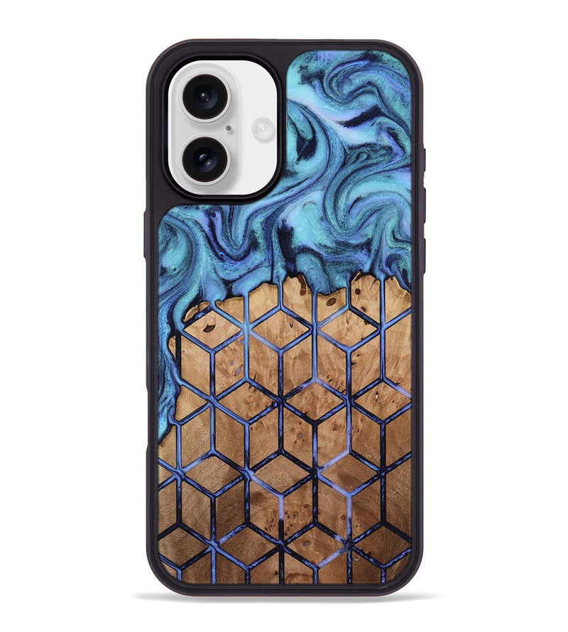 iPhone 16 Plus Wood Phone Case - Xena (Pattern, 817031)