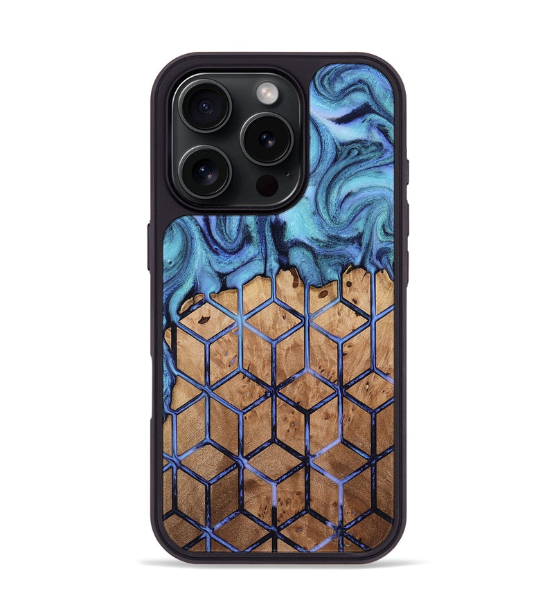 iPhone 16 Pro Wood Phone Case - Xena (Pattern, 817031)