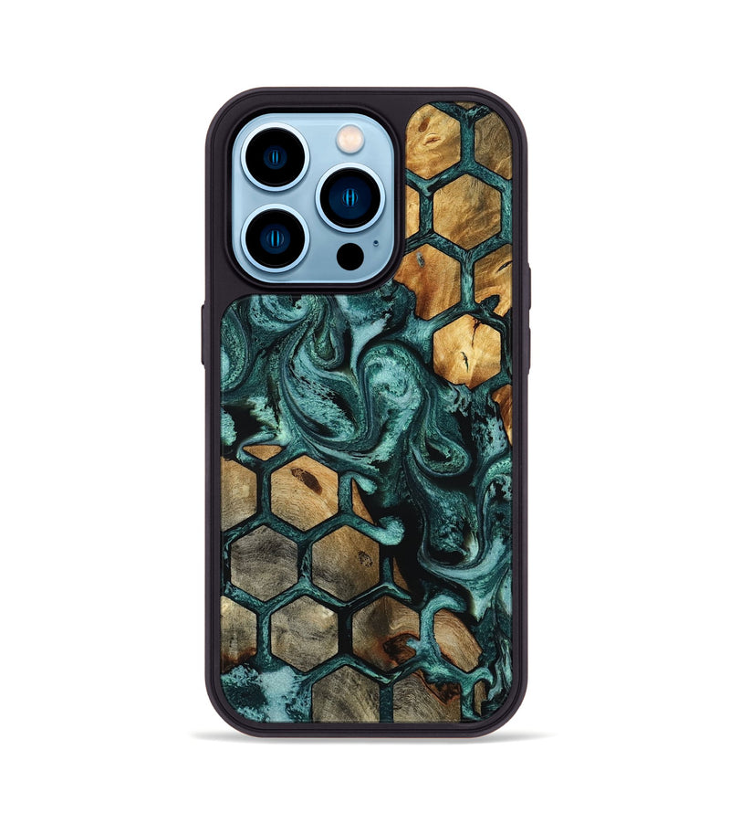 iPhone 14 Pro Wood Phone Case - Seven (Pattern, 817032)