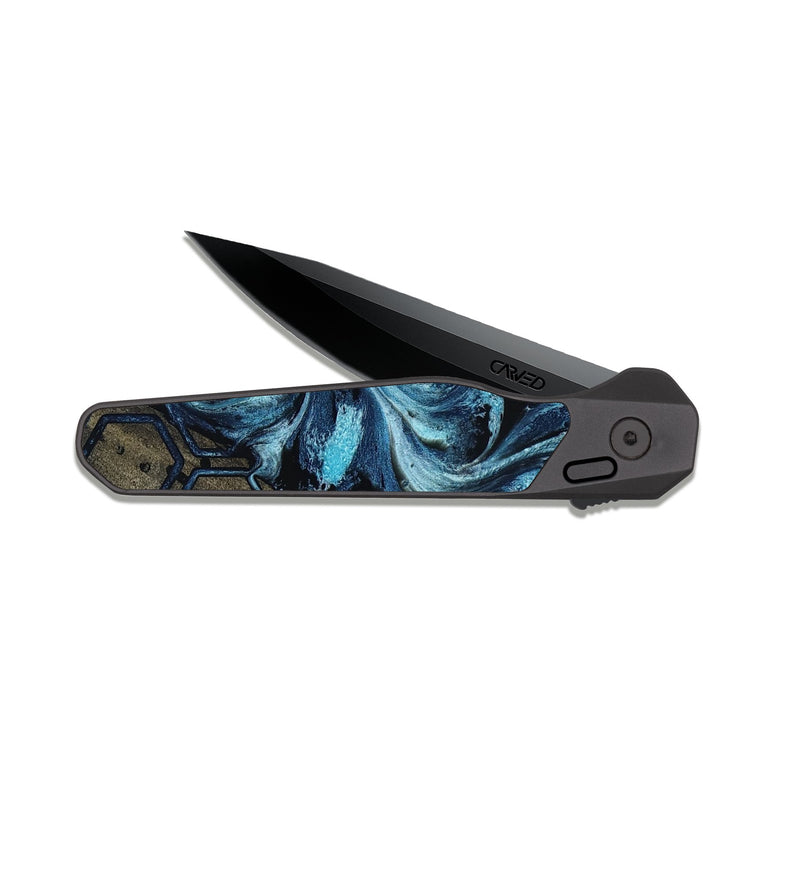 EDC Dark Slate Wood Pocket Knife - Promise (Pattern, 817036)