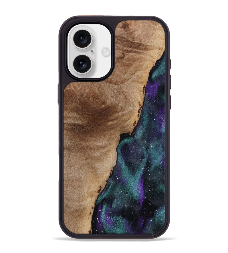 iPhone 16 Plus Wood Phone Case - Wilmer (Cosmos, 817040)