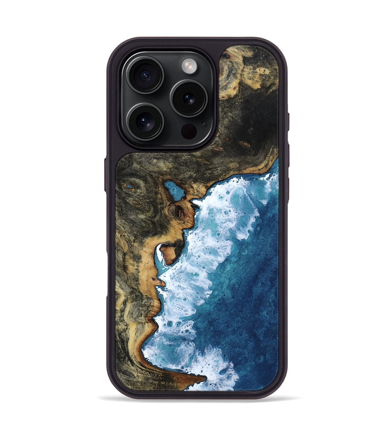 iPhone 16 Pro Wood Phone Case - Kacie (Coastal, 817050)