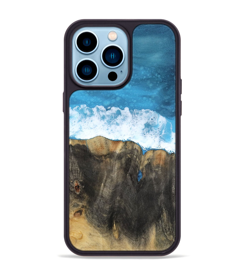iPhone 14 Pro Max Wood Phone Case - Mattie (Coastal, 817054)