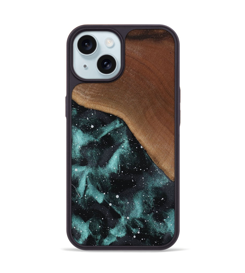 iPhone 15 Wood Phone Case - Clora (Cosmos, 817069)