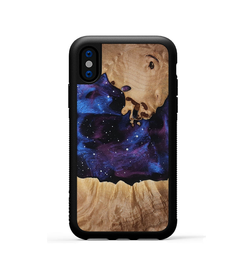 iPhone Xs Wood Phone Case - Cleve (Cosmos, 817083)