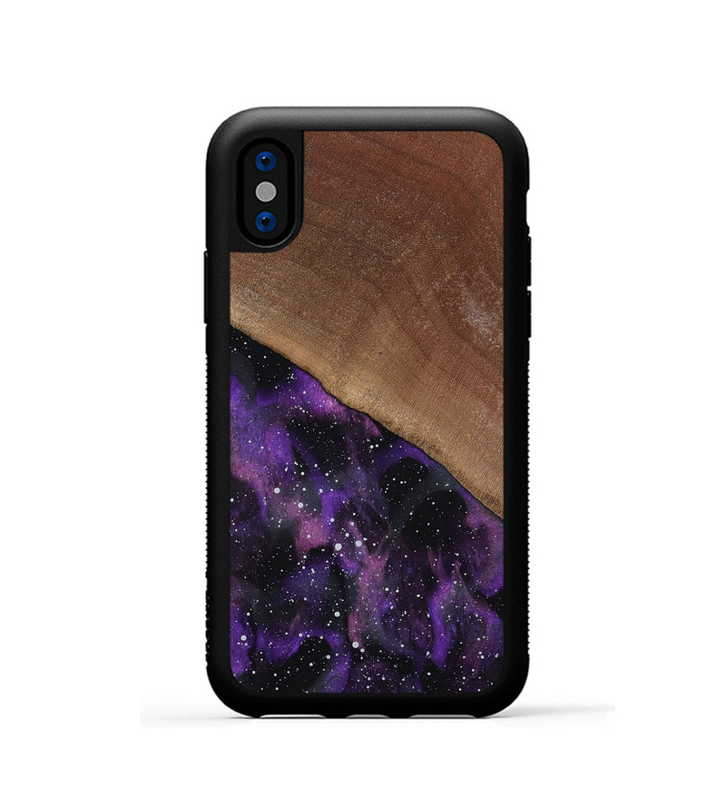 iPhone Xs Wood Phone Case - Jaylyn (Cosmos, 817087)