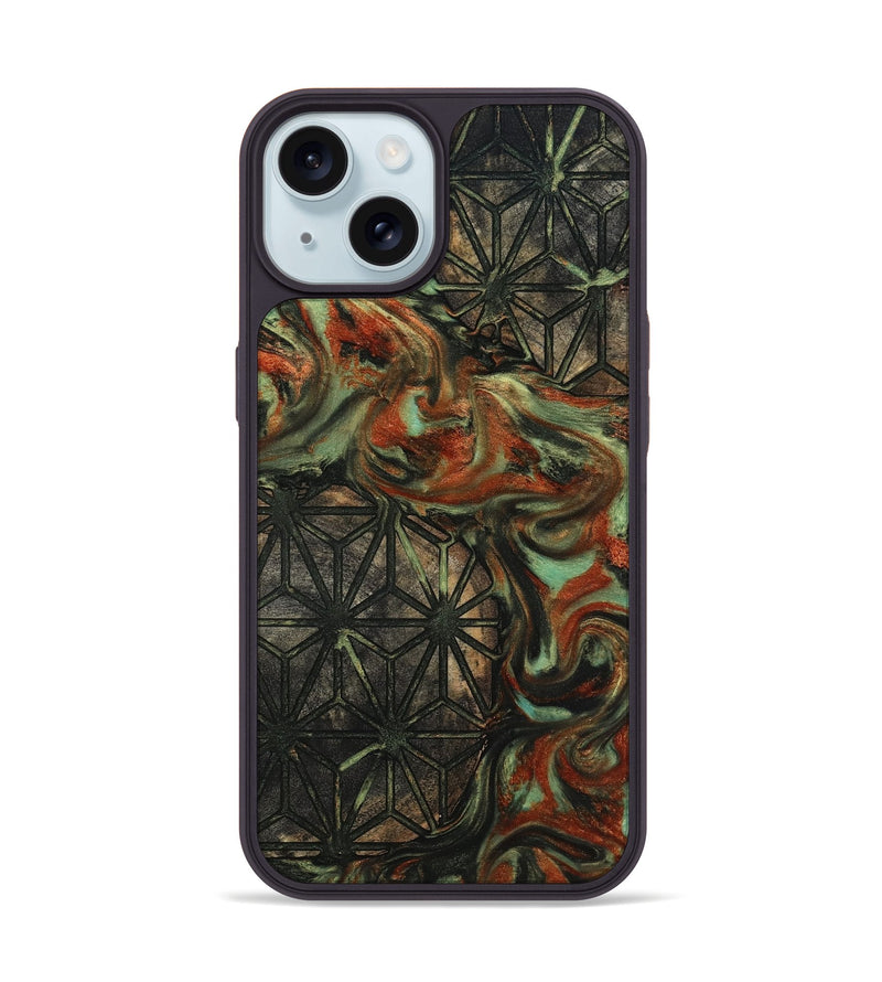 iPhone 15 Wood Phone Case - Jaslyn (Pattern, 817113)