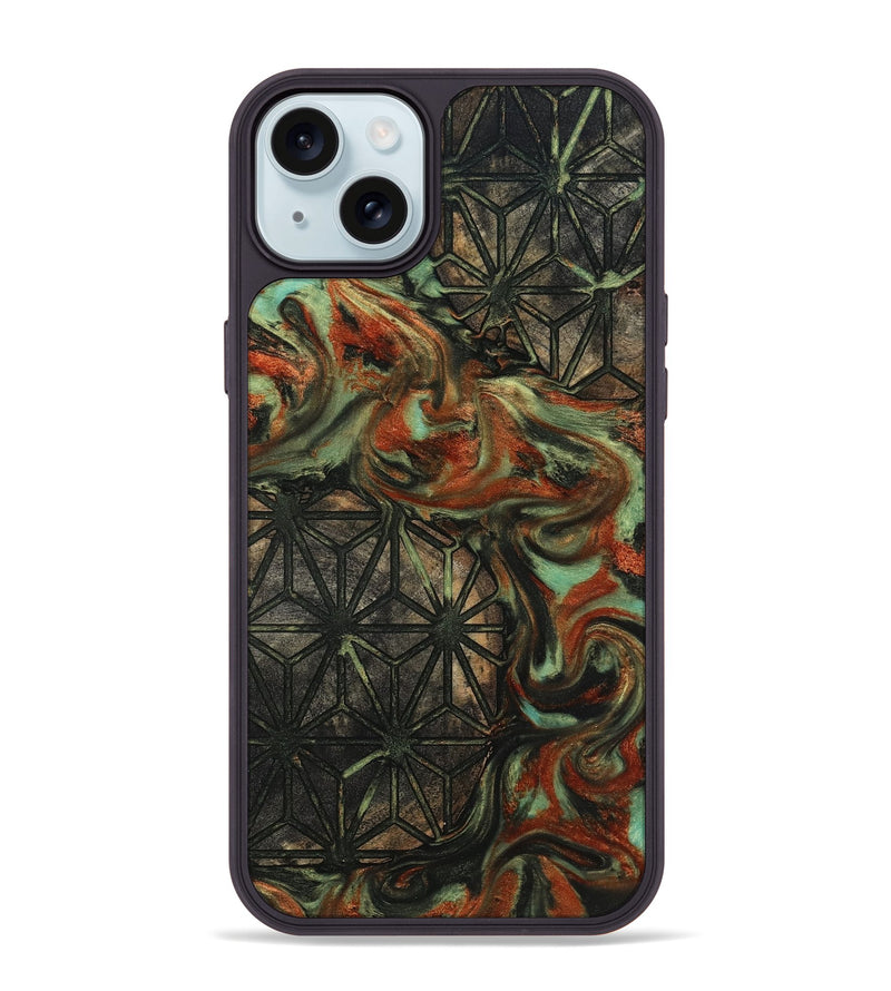 iPhone 15 Plus Wood Phone Case - Jaslyn (Pattern, 817113)
