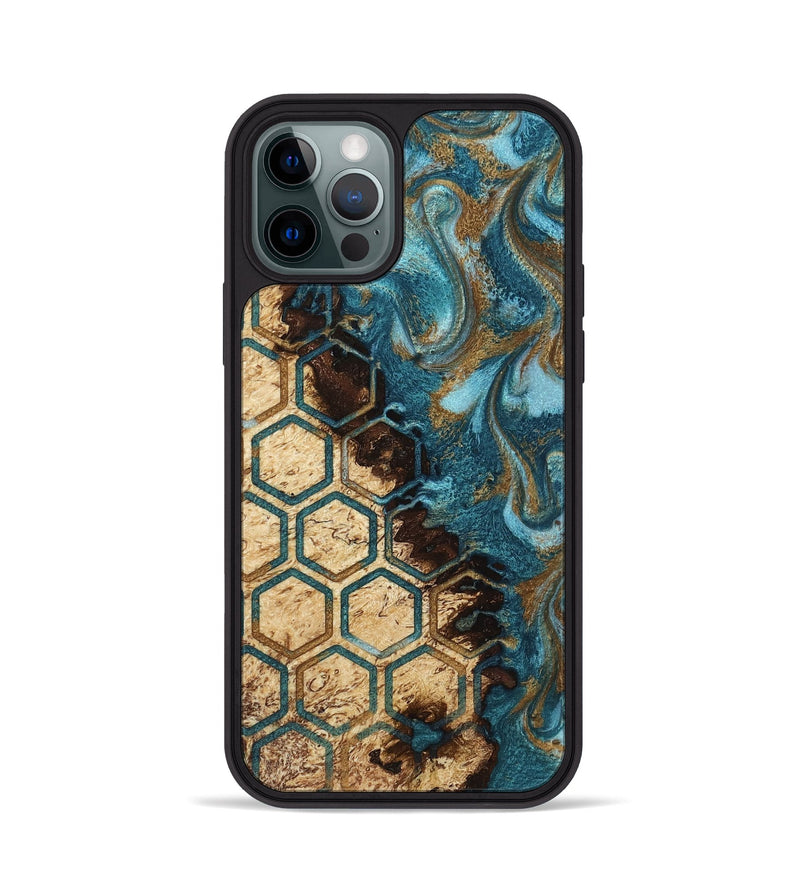 iPhone 12 Pro Wood Phone Case - Taniya (Pattern, 817115)