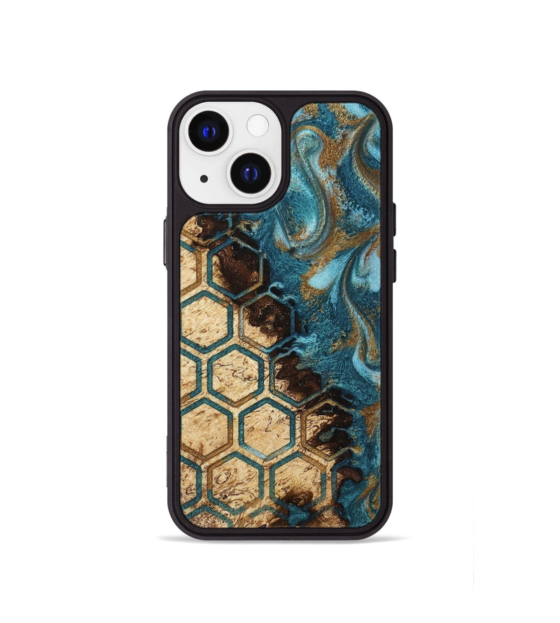 iPhone 13 mini Wood Phone Case - Taniya (Pattern, 817115)