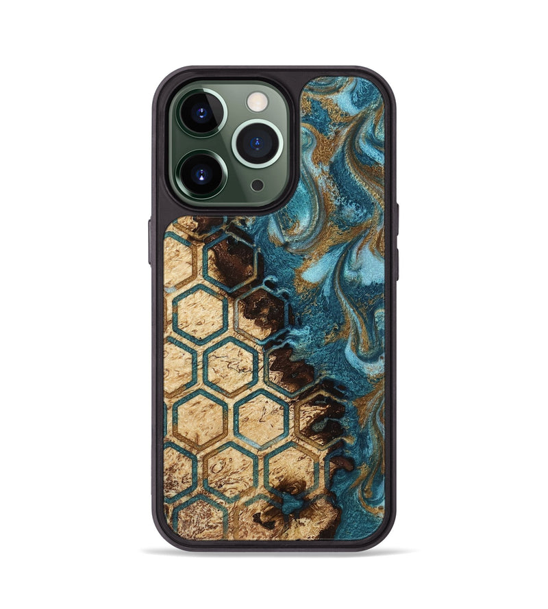 iPhone 13 Pro Wood Phone Case - Taniya (Pattern, 817115)