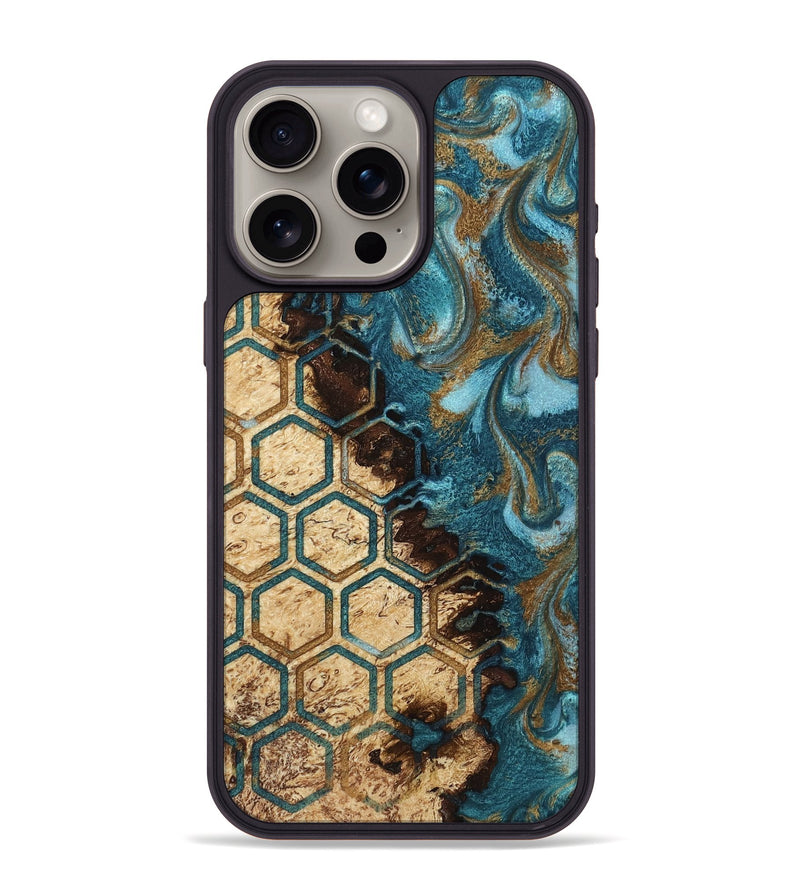 iPhone 15 Pro Max Wood Phone Case - Taniya (Pattern, 817115)