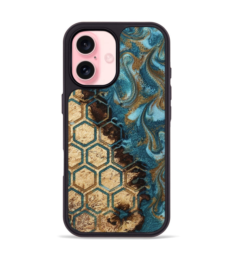 iPhone 16 Wood Phone Case - Taniya (Pattern, 817115)