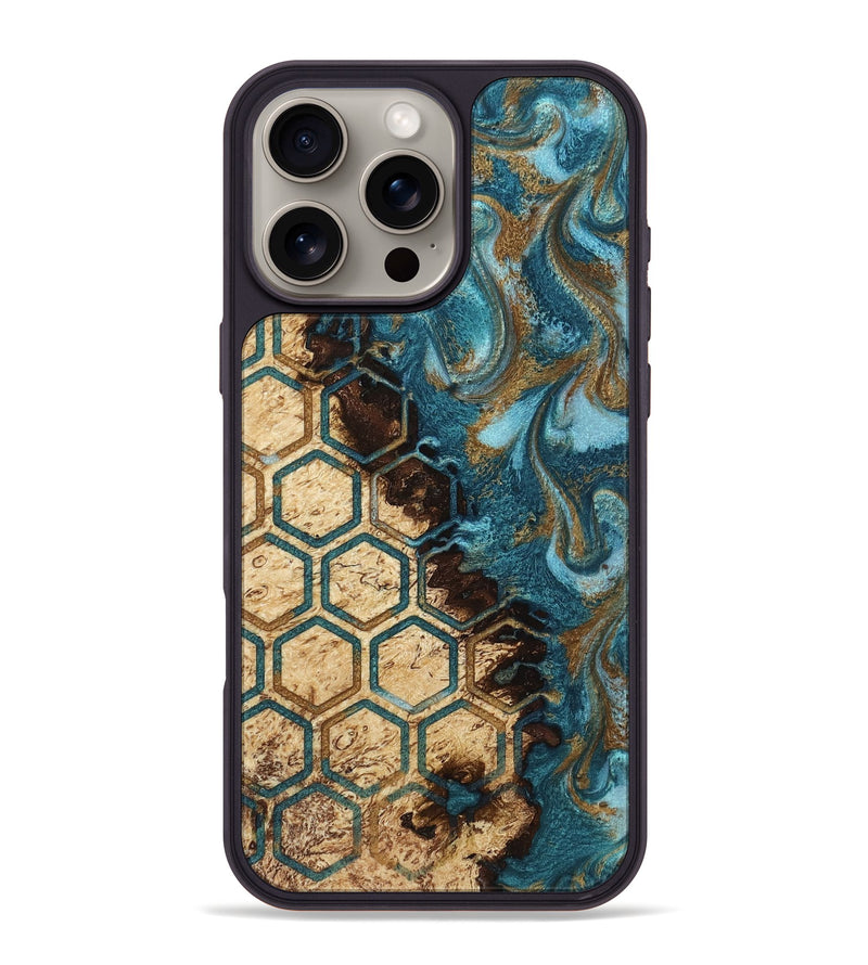 iPhone 16 Pro Max Wood Phone Case - Taniya (Pattern, 817115)