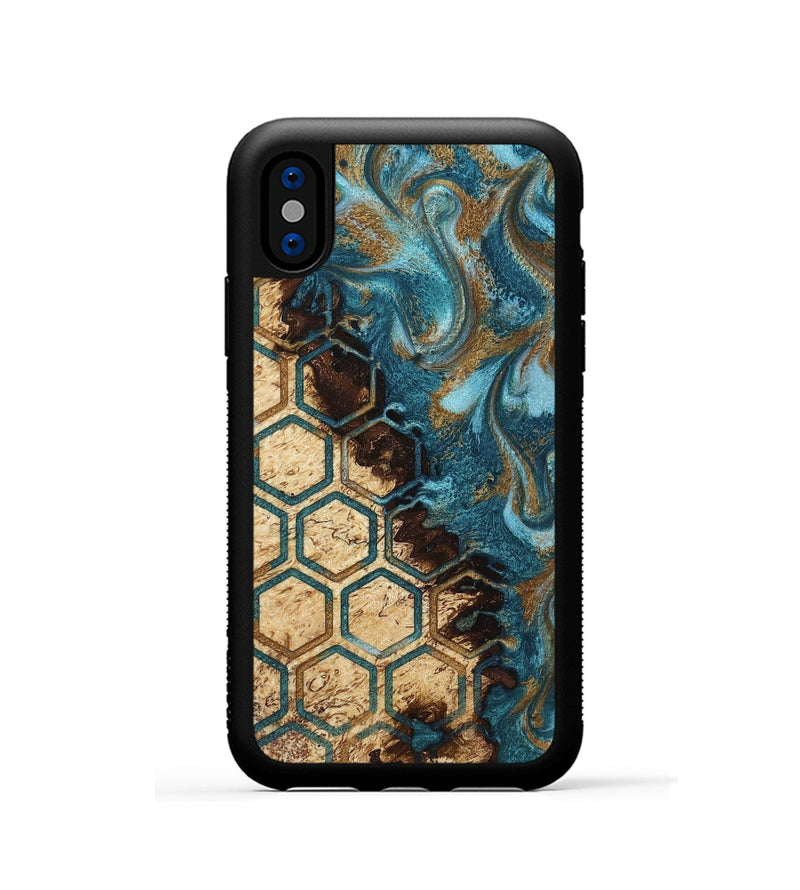 iPhone Xs Wood Phone Case - Taniya (Pattern, 817115)
