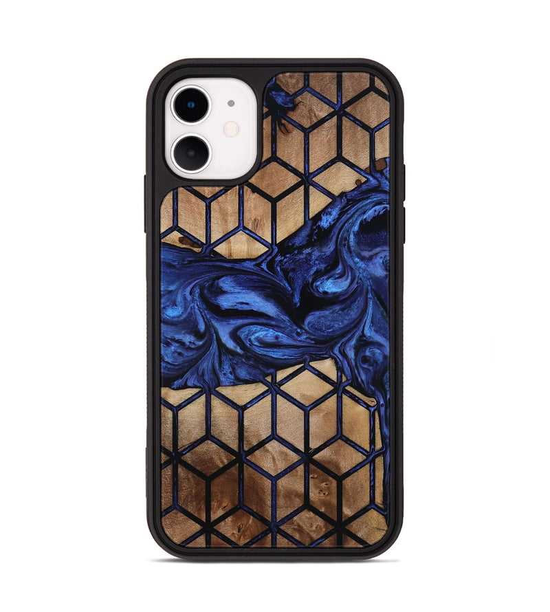 iPhone 11 Wood Phone Case - Jaret (Pattern, 817118)