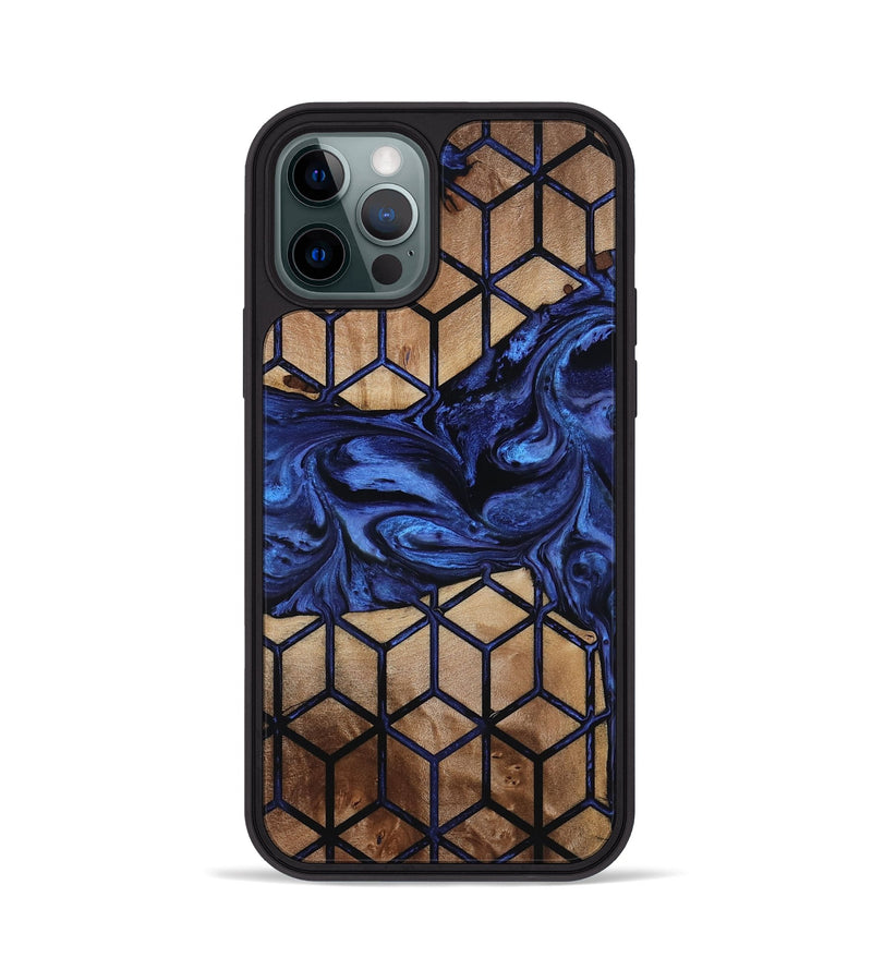 iPhone 12 Pro Wood Phone Case - Jaret (Pattern, 817118)