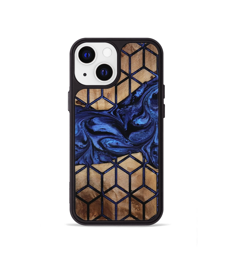 iPhone 13 mini Wood Phone Case - Jaret (Pattern, 817118)