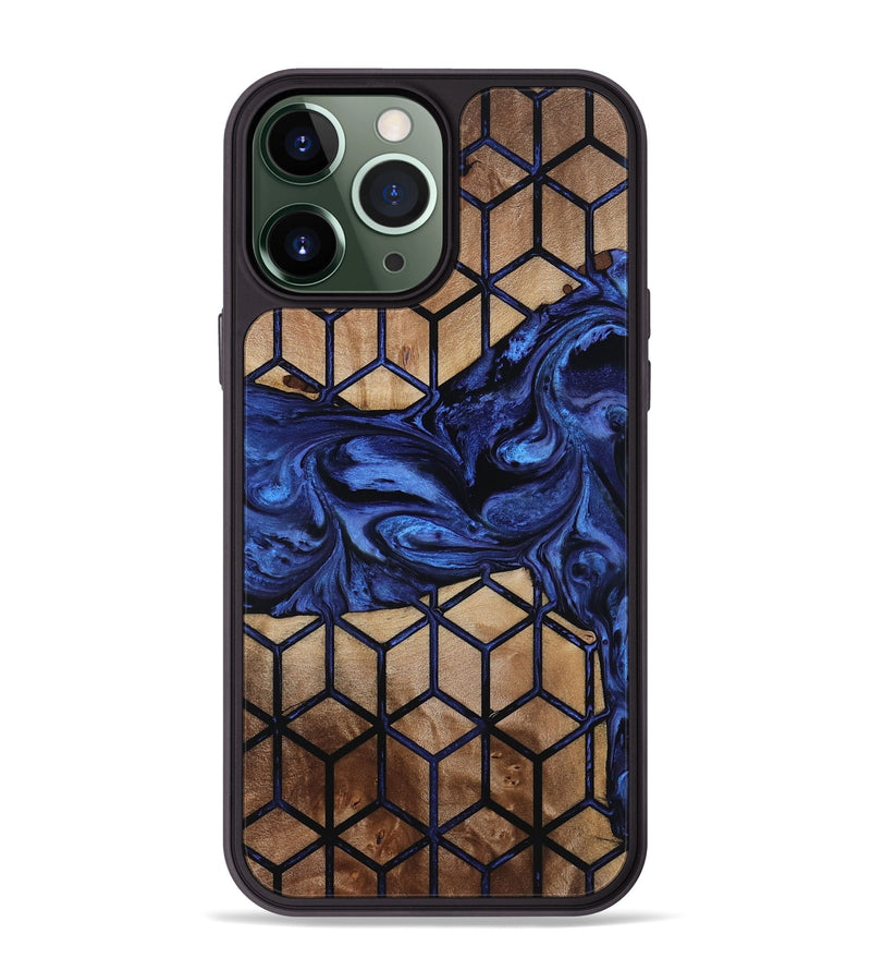 iPhone 13 Pro Max Wood Phone Case - Jaret (Pattern, 817118)