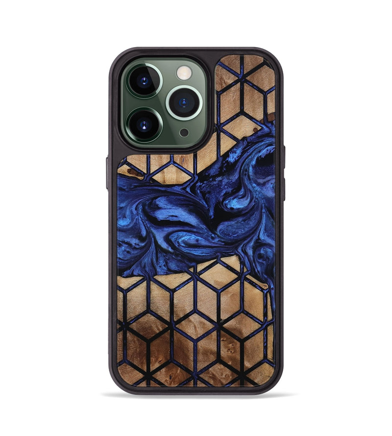 iPhone 13 Pro Wood Phone Case - Jaret (Pattern, 817118)