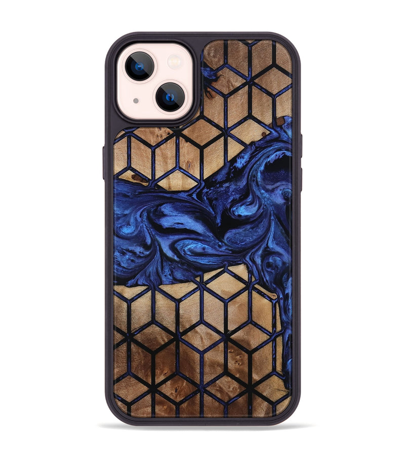 iPhone 14 Plus Wood Phone Case - Jaret (Pattern, 817118)