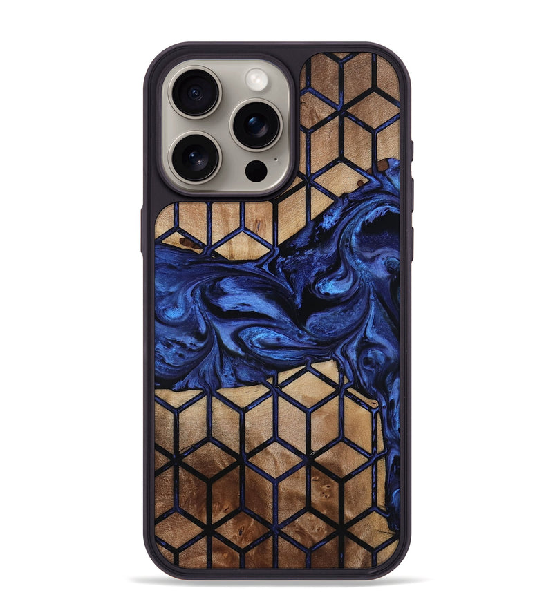 iPhone 15 Pro Max Wood Phone Case - Jaret (Pattern, 817118)