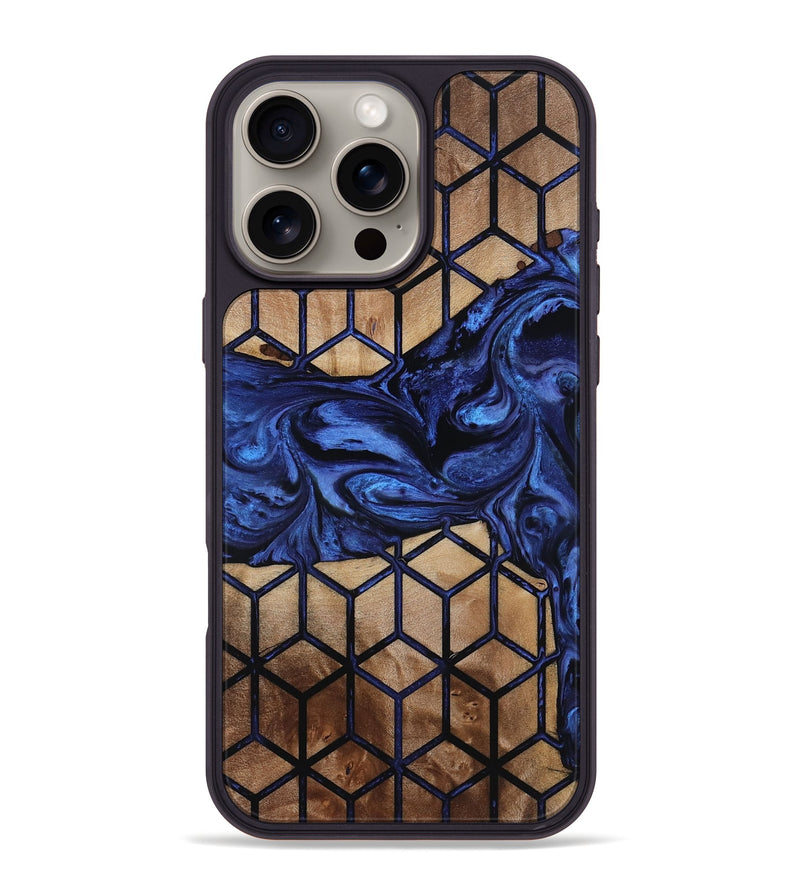 iPhone 16 Pro Max Wood Phone Case - Jaret (Pattern, 817118)