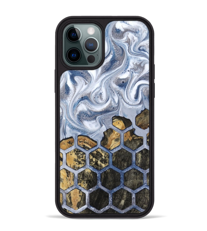 iPhone 12 Pro Max Wood Phone Case - Elbert (Pattern, 817121)