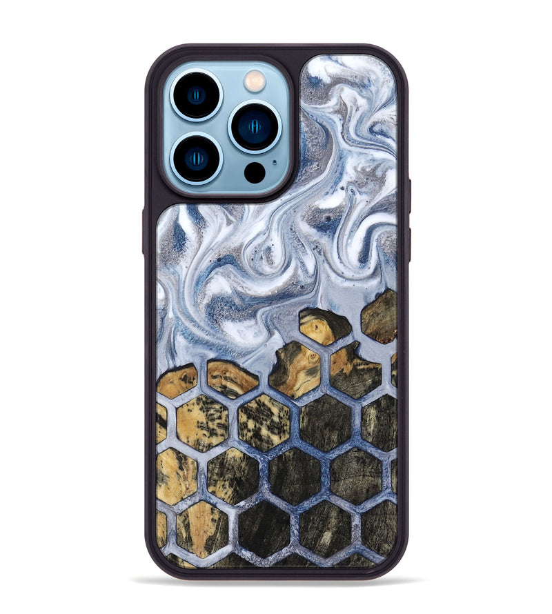 iPhone 14 Pro Max Wood Phone Case - Elbert (Pattern, 817121)