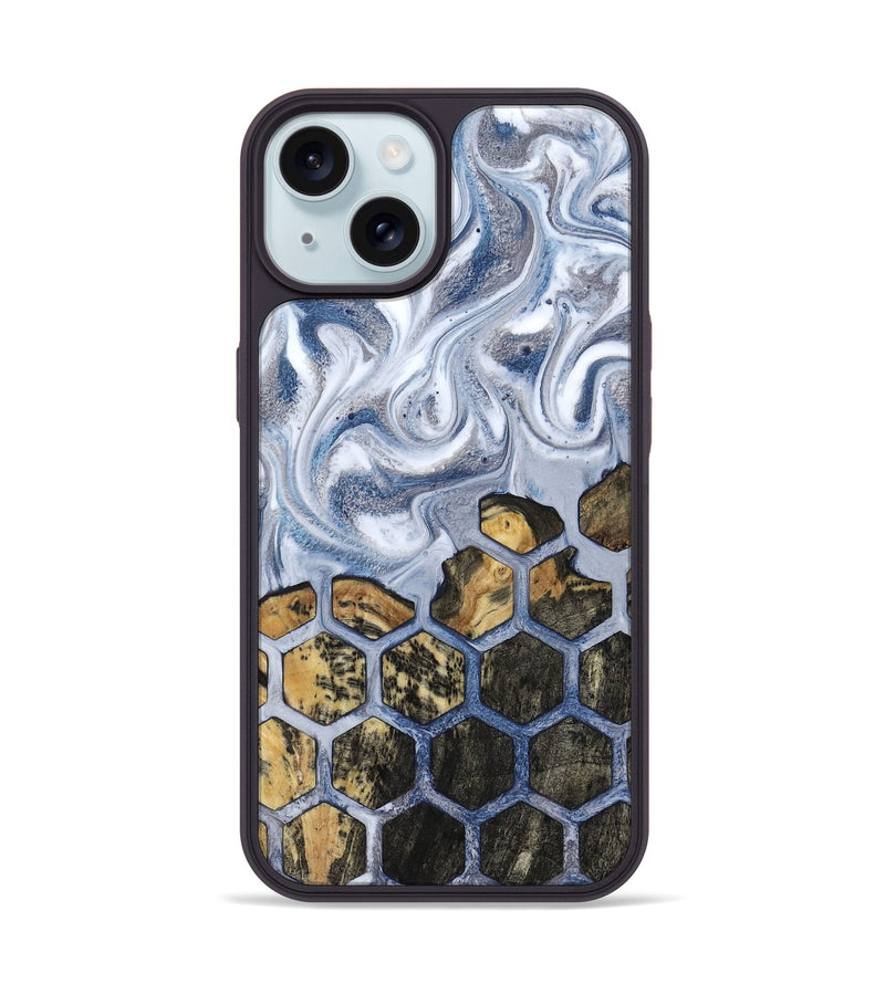 iPhone 15 Wood Phone Case - Elbert (Pattern, 817121)