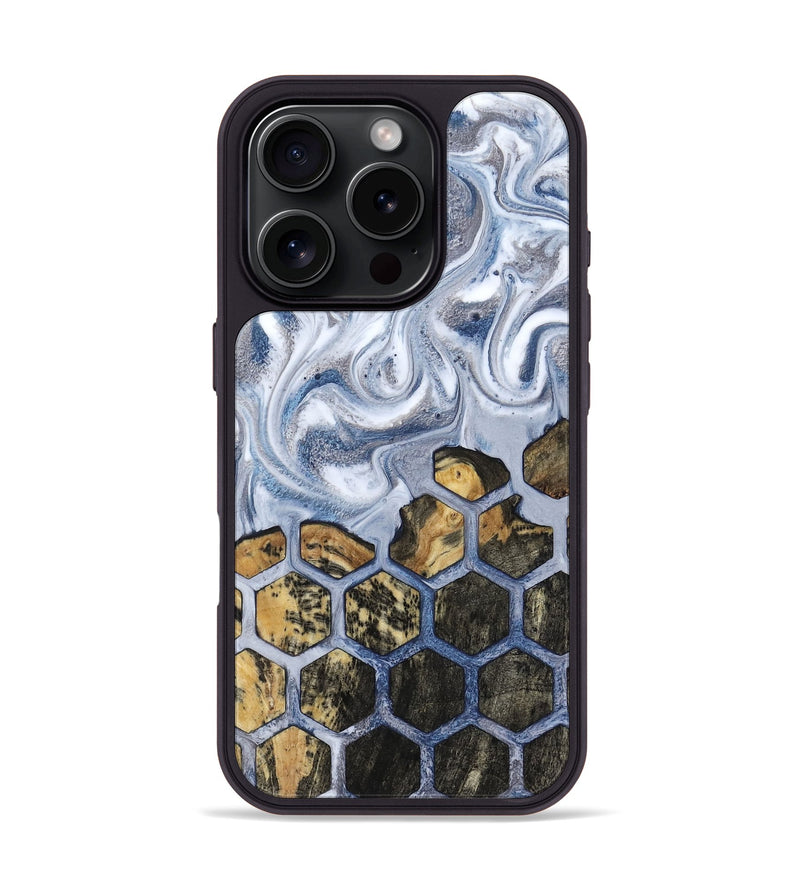 iPhone 16 Pro Wood Phone Case - Elbert (Pattern, 817121)