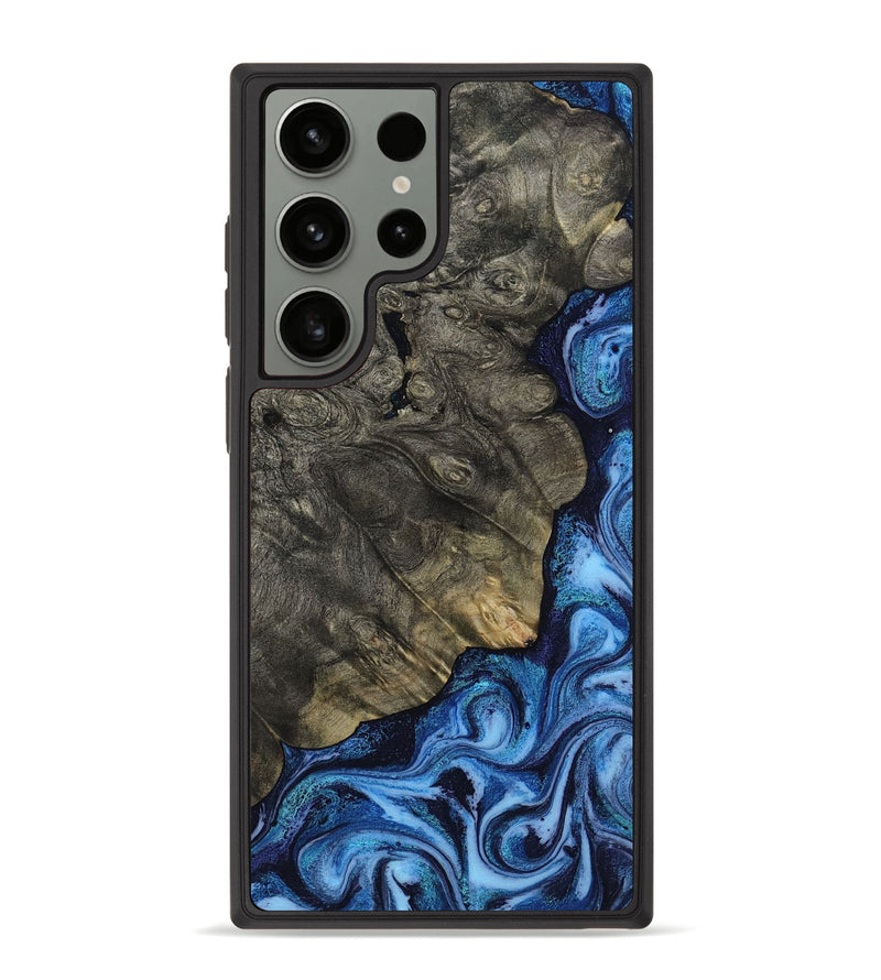 Galaxy S23 Ultra Wood Phone Case - Albina (Blue, 817136)