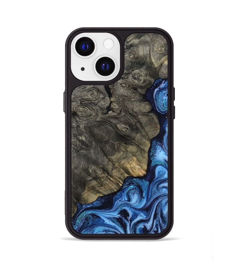 iPhone 13 Wood Phone Case - Albina (Blue, 817136)