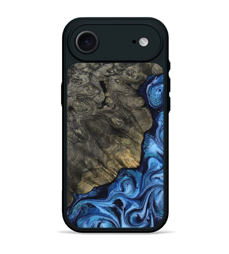 iPhone 17 Air Wood Phone Case - Albina (Blue, 817136)
