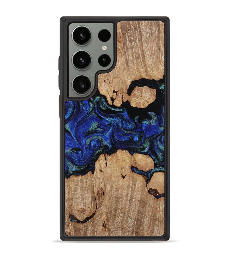 Galaxy S23 Ultra Wood Phone Case - Guy (Blue, 817143)