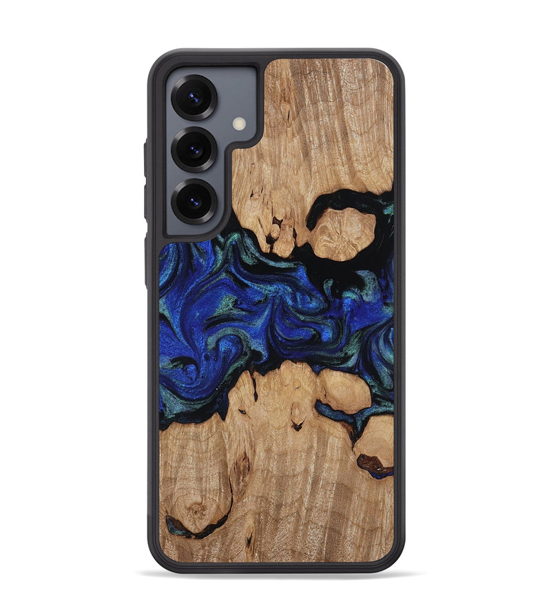 Galaxy S25 Plus Wood Phone Case - Guy (Blue, 817143)