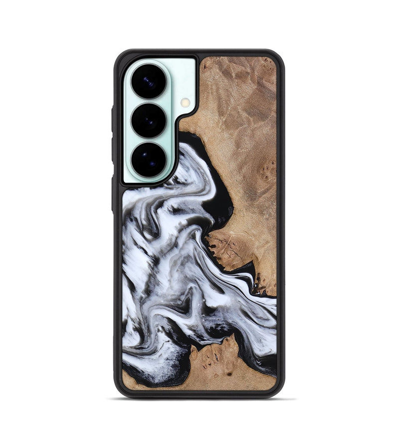 Galaxy S26 Wood Phone Case - Marion (Black & White, 817175)