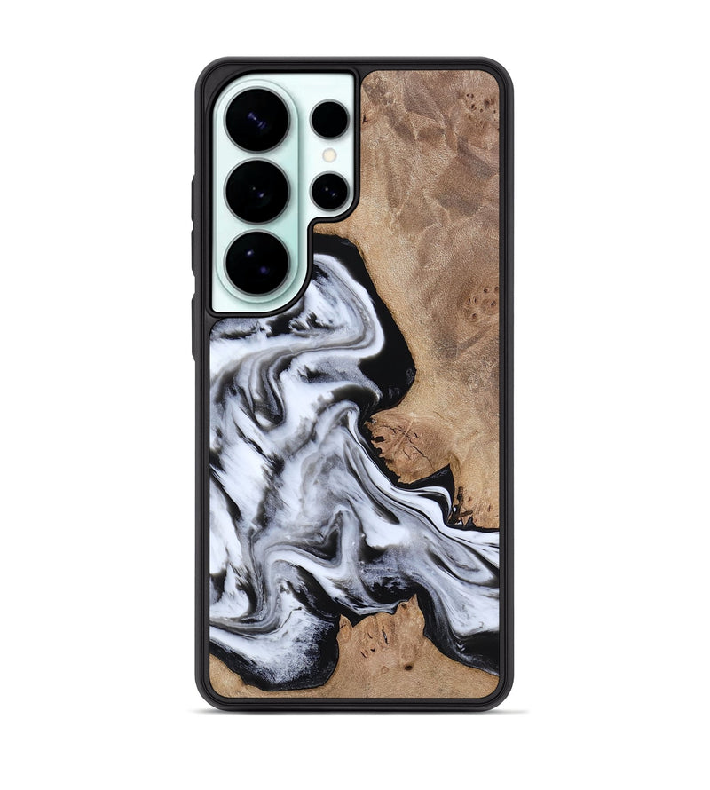 Galaxy S26 Ultra Wood Phone Case - Marion (Black & White, 817175)
