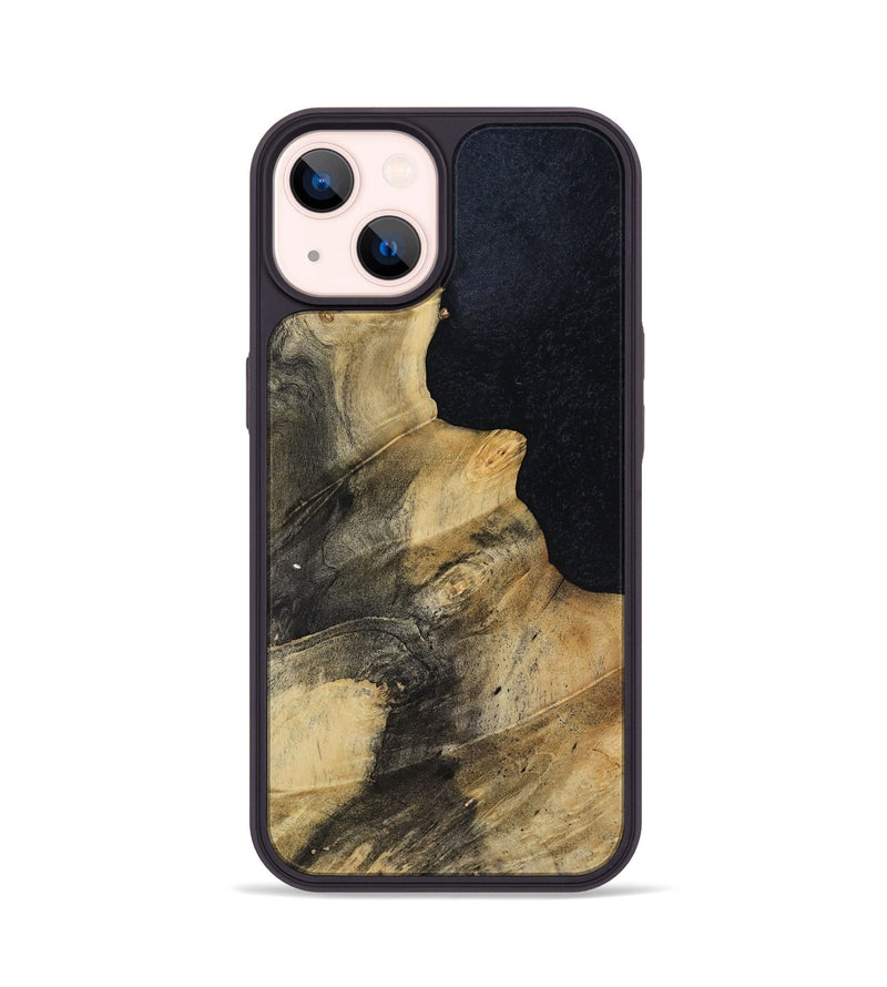 iPhone 14 Wood Phone Case - Tariq (Wood Burl, 817187)