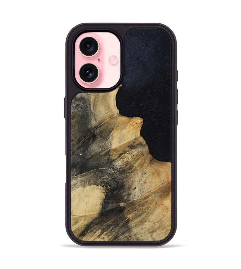 iPhone 16 Wood Phone Case - Tariq (Wood Burl, 817187)