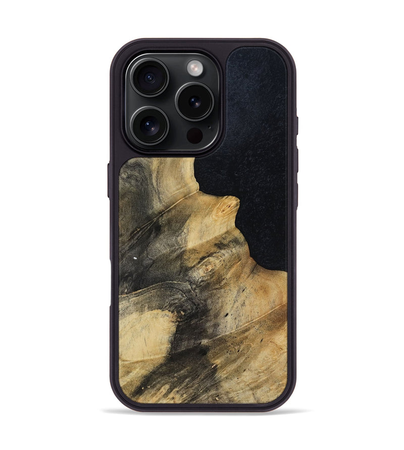 iPhone 16 Pro Wood Phone Case - Tariq (Wood Burl, 817187)