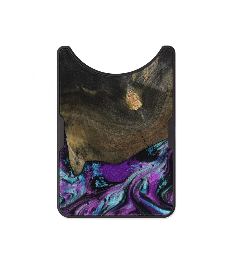 Alloy Wood Wallet - Rayna (Purple, 817191)