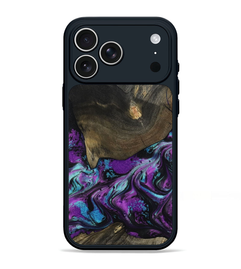 iPhone 17 Pro Max Wood Phone Case - Rayna (Purple, 817191)