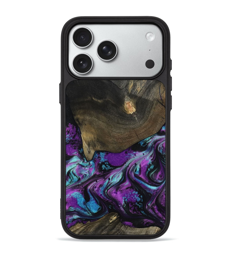 iPhone 18 Pro Max Wood Phone Case - Rayna (Purple, 817191)